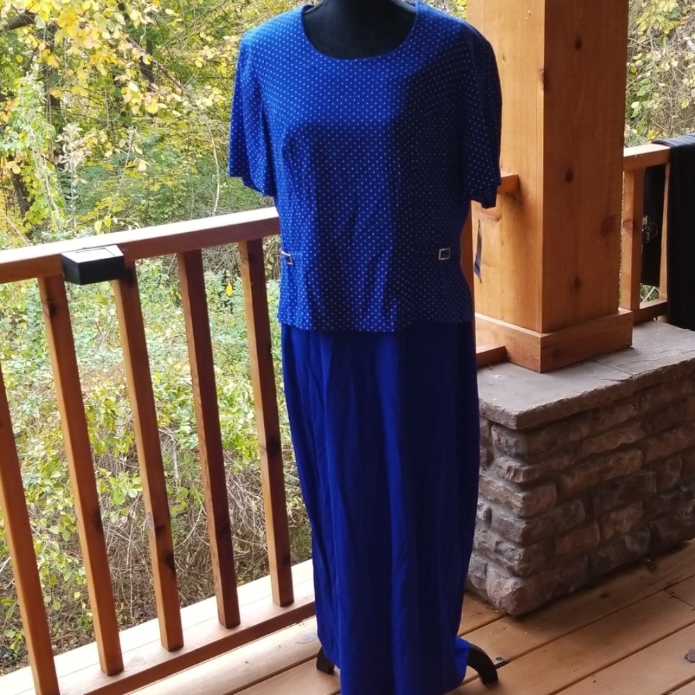 Y2K grandma Vintage Ultra Dress NWT complete with shoulder pads